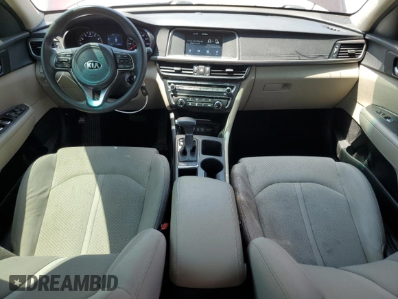 2018 Kia Optima S with VIN 5XXGT4L35JG265287, listed as a Copart auction lot 61407805 with 123,891 mi miles and Salvage title. Bid and sale history available at DreamBid. Image 8.