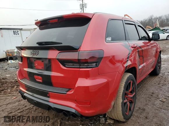 2020 Jeep Grand Cherokee Trackhawk with VIN 1C4RJFN95LC334610, listed as a Copart auction lot 49160944 with 23,348 mi miles and Salvage title. Bid and sale history available at DreamBid. Image 3.