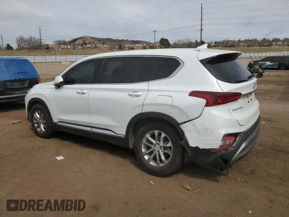 2020 Hyundai Santa Fe SEL with VIN 5NMS3CAD1LH246529, listed as a Copart auction lot 50032415 with 56,412 mi miles and Salvage Title. Bid and sale history available at carsss.com. Image 2.