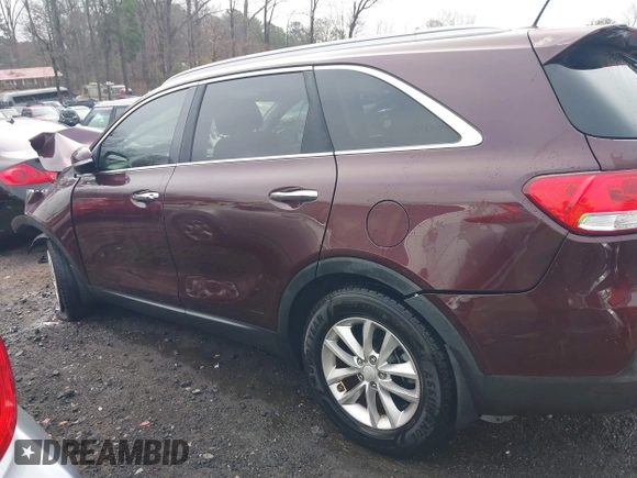2016 Kia Sorento LX with VIN 5XYPG4A55GG142487, listed as a IAAI auction lot 41792925 with 118,355 mi miles. Bid and sale history available at carsss.com. Image 14.