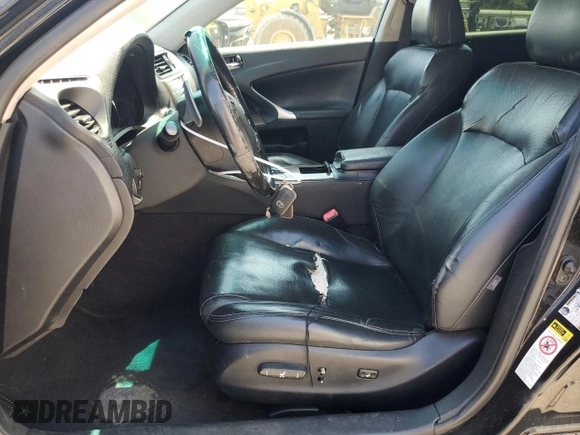 2011 Lexus IS 250 with VIN JTHBF5C25B5143967, listed as a Copart auction lot 62884385 with 323,715 mi miles and Clean title. Bid and sale history available at DreamBid. Image 7.