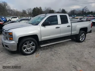 2014 Chevrolet Silverado 1500 LT with VIN 1GCVKREH1EZ277553, listed as a Copart auction lot 42538555 with 167,838 mi miles and Clean Title. Bid and sale history available at carsss.com. Image 1.
