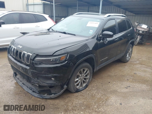 2020 Jeep Cherokee Altitude with VIN 1C4PJLLB7LD541635, listed as a IAAI auction lot 41892489 with 78,424 mi miles. Bid and sale history available at carsss.com. Image 2.