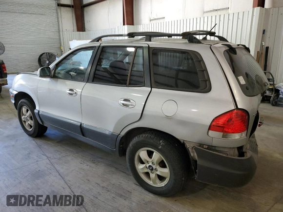 2006 Hyundai Santa Fe GLS with VIN KM8SC13D66U068594, listed as a Copart auction lot 77463854 with 132,081 mi miles and Salvage Title. Bid and sale history available at carsss.com. Image 2.
