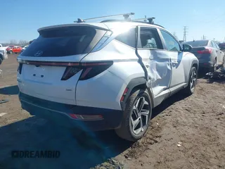 2022 Hyundai Tucson SEL with VIN 5NMJCCAE8NH042107, listed as a IAAI auction lot 41662869 with 39,456 mi miles. Bid and sale history available at carsss.com. Image 4.
