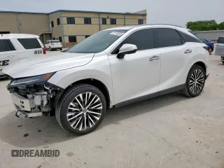 2025 Lexus RX 350 z VIN 2T2BAMBA2SC054715, wystawiony jako Copart lot #57176265 z przebiegiem 18 241 mil mil oraz Szkoda całkowita • Salvage title. Historia ofert i sprzedaży dostępna na DreamBid. Obrazek 1.