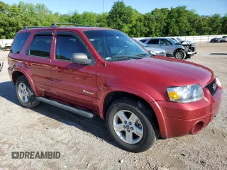 2006 Ford Escape Hybrid with VIN 1FMCU95H06KC87630, listed as a Copart auction lot 54201185 with 75,417 mi miles and Clean title. Bid and sale history available at DreamBid. Image 4.