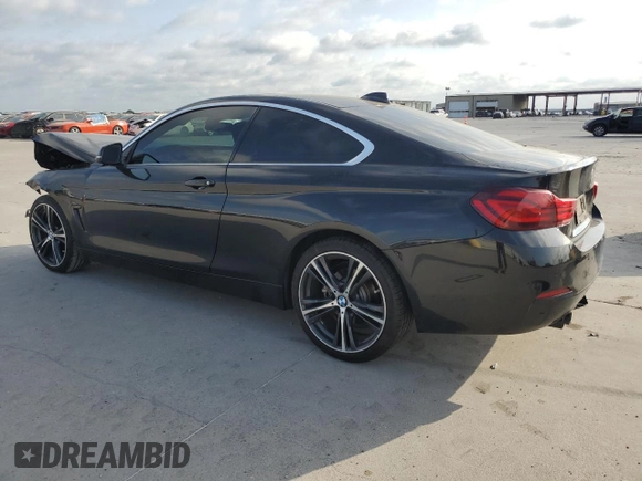 2020 BMW 4 Series 430i with VIN WBA4W3C05LFJ72875, listed as a Copart auction lot 52815985 with 81,788 mi miles and Salvage title. Bid and sale history available at DreamBid. Image 2.
