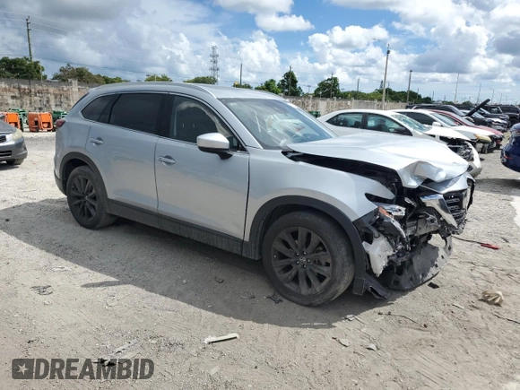 2022 Mazda CX-9 Touring Plus with VIN JM3TCBAY0N0611407, listed as a Copart auction lot 43729075 with 45,807 mi miles and Non Repairable. Bid and sale history available at carsss.com. Image 4.