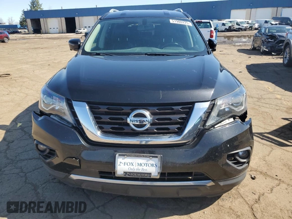 2017 Nissan Pathfinder SV with VIN 5N1DR2MM3HC697511, listed as a Copart auction lot 51979005 with 136,300 mi miles and Clean Title. Bid and sale history available at carsss.com. Image 5.