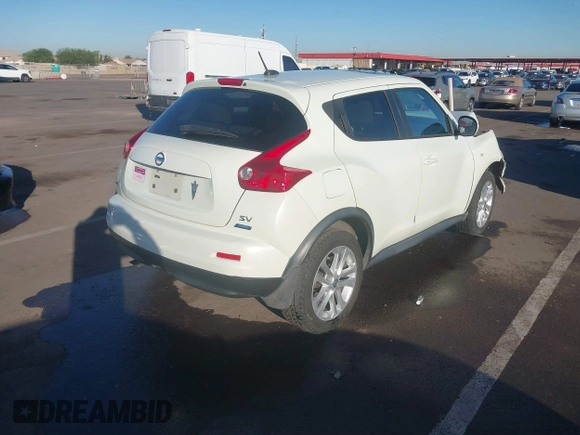 2012 Nissan Juke S with VIN JN8AF5MR6CT111457, listed as a IAAI auction lot 40691742 with 120,906 mi miles. Bid and sale history available at carsss.com. Image 4.