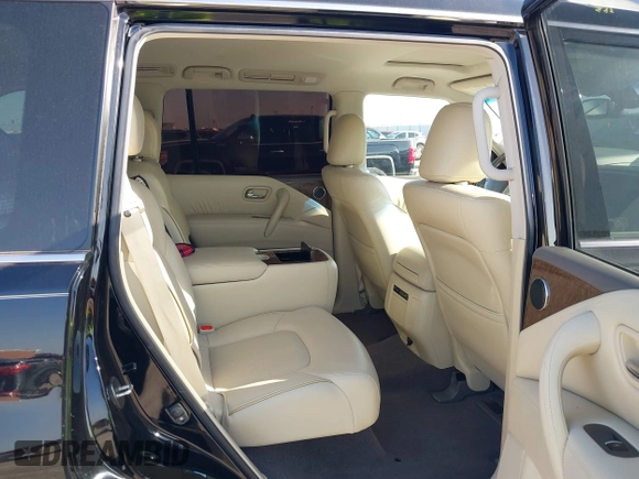 2017 Infiniti QX80 with VIN JN8AZ2NF4H9640940, listed as a IAAI auction lot 42006857 with 86,045 mi miles and . Bid and sale history available at DreamBid. Image 8.