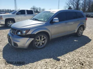 2018 Dodge Journey GT z VIN 3C4PDCEG8JT380140, wystawiony jako Copart lot #47806265 z przebiegiem 96 557 mil mil oraz Szkoda całkowita • Salvage title. Historia ofert i sprzedaży dostępna na DreamBid. Obrazek 1.