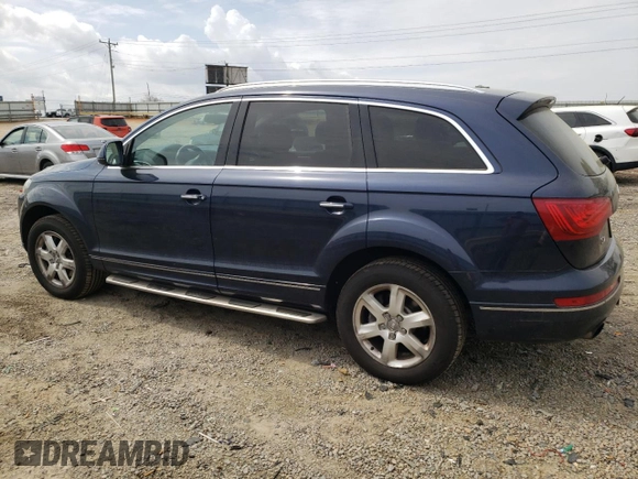 2013 Audi Q7 Premium Plus with VIN WA1LGAFE6DD012048, listed as a Copart auction lot 51781455 with 158,040 mi miles and Salvage title. Bid and sale history available at DreamBid. Image 2.