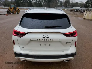 2021 Infiniti QX50 Luxe with VIN 3PCAJ5BB9MF112350, listed as a Copart auction lot 45912815 with 33,802 mi miles and Salvage Title. Bid and sale history available at DreamBid. Image 6.