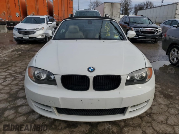 2011 BMW 1 Series 128i with VIN WBAUN1C58BVH83445, listed as a Copart auction lot 46742575 with 131,576 mi miles and Clean Title. Bid and sale history available at carsss.com. Image 5.