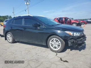2017 Subaru Impreza Premium with VIN 4S3GTAB68H3740936, listed as a Copart auction lot 64212525 with 74,284 mi miles and Salvage title. Bid and sale history available at DreamBid. Image 4.