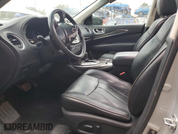 2015 Infiniti QX60 with VIN 5N1AL0MM4FC508712, listed as a Copart auction lot 48713135 with 112,647 mi miles and Salvage Title. Bid and sale history available at DreamBid. Image 7.