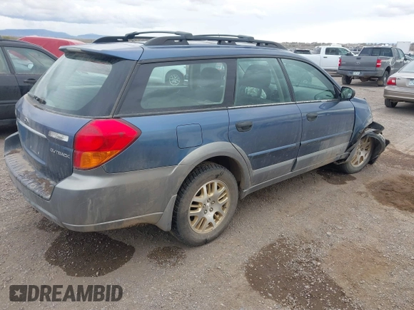 2005 Subaru Legacy Outback with VIN 4S4BP61C657345365, listed as a IAAI auction lot 41911032 with 99,635 mi miles and . Bid and sale history available at DreamBid. Image 4.
