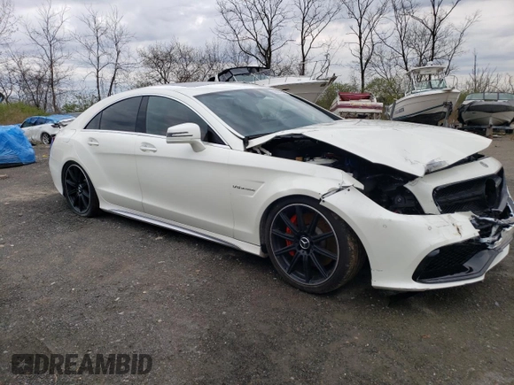 2015 Mercedes-Benz CLS-Class CLS 63 AMG S-Model with VIN WDDLJ7GB9FA156024, listed as a Copart auction lot 50621274 with 94,479 mi miles. Bid and sale history available at carsss.com. Image 4.