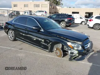 2016 Mercedes-Benz C 300 with VIN 55SWF4JB5GU168985, listed as a IAAI auction lot 41712985 with 118,548 mi miles and . Bid and sale history available at DreamBid. Image 1.