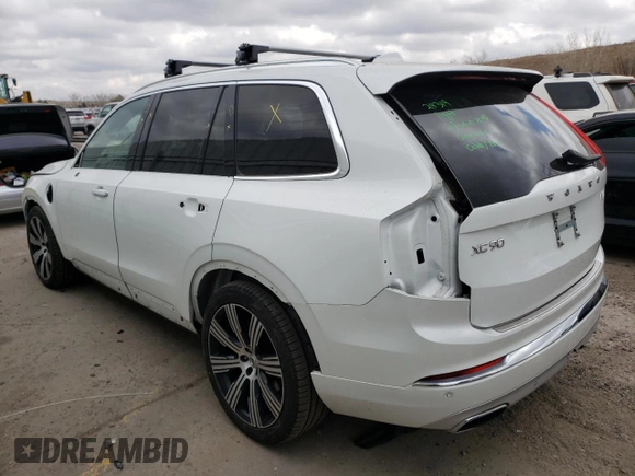 2021 Volvo XC90 Inscription Expression with VIN YV4BR0CL2M1673647, listed as a Copart auction lot 44119884 with 38,346 mi miles. Bid and sale history available at carsss.com. Image 2.