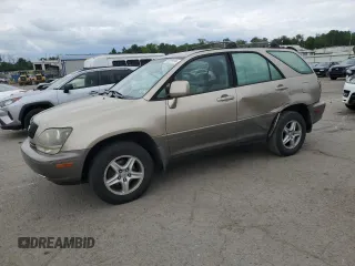 1999 Lexus RX 300 Luxury SUV with VIN JT6HF10U7X0087326, listed as a Copart auction lot 56225104 with 205,537 mi miles and Salvage Title. Bid and sale history available at carsss.com. Image 1.