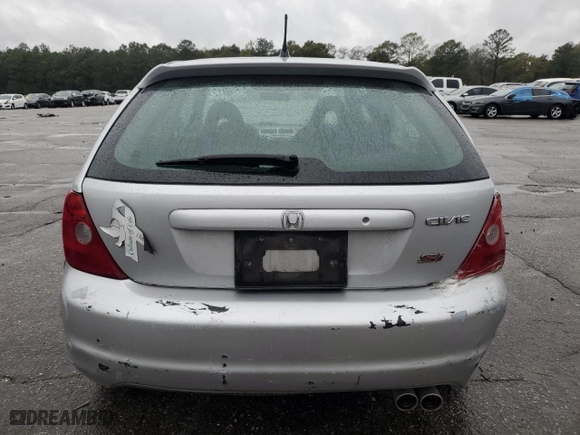 2002 Honda Civic Si with VIN SHHEP33562U302003, listed as a Copart auction lot 88227795 with 56,262 mi miles and Salvage Title. Bid and sale history available at carsss.com. Image 6.