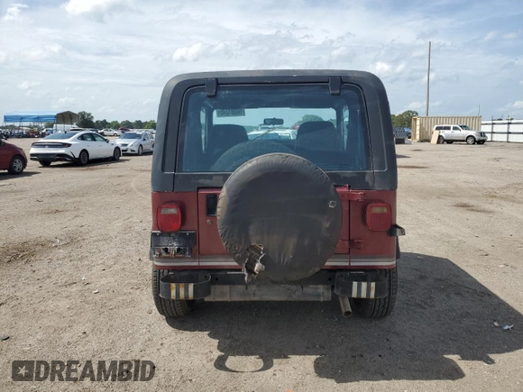 1987 Jeep Wrangler z VIN 2BCCV8137HB529480, wystawiony jako Copart lot #60081245 z przebiegiem 717 279 mil mil oraz Czysty tytuł • Clean title. Historia ofert i sprzedaży dostępna na DreamBid. Obrazek 6.