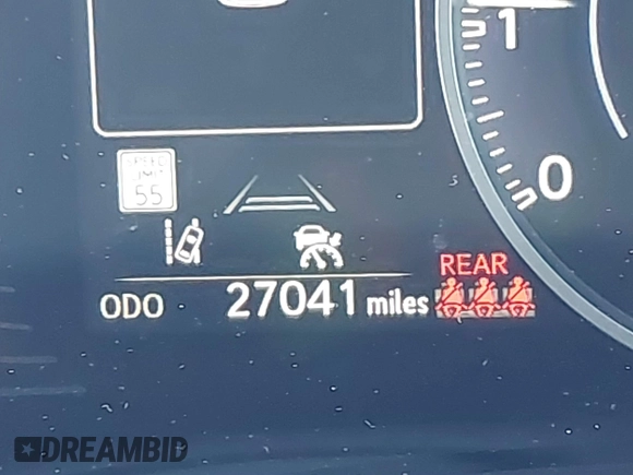2024 Lexus NX with VIN 2T2GDCAZ1RC008317, listed as a IAAI auction lot 41712862 with 27,041 mi miles. Bid and sale history available at carsss.com. Image 7.