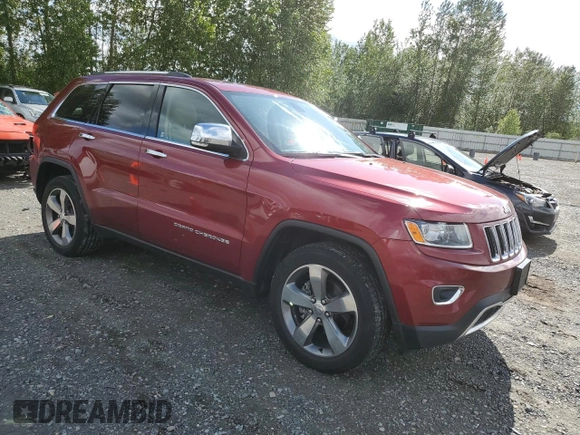 2014 Jeep Grand Cherokee Limited z VIN 1C4RJFBGXEC101022, wystawiony jako Copart lot #57526125 z przebiegiem 124 463 mil mil oraz Szkoda całkowita • Salvage title. Historia ofert i sprzedaży dostępna na DreamBid. Obrazek 4.