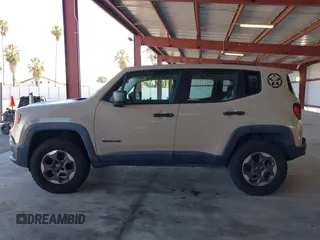 2015 Jeep Renegade Sport with VIN ZACCJBATXFPC19551, listed as a IAAI auction lot 41954192 with 141,192 mi miles and . Bid and sale history available at DreamBid. Image 14.