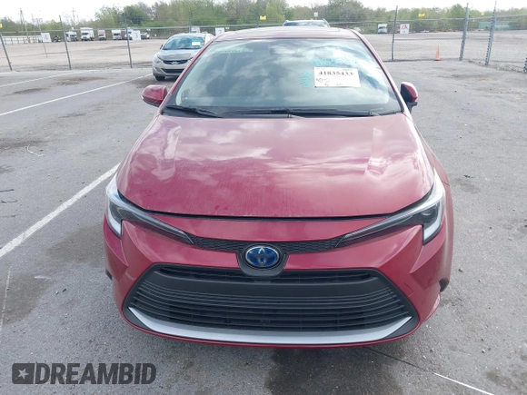 2024 Toyota Corolla Hybrid LE with VIN JTDBCMFE7RJ036303, listed as a IAAI auction lot 41835433 with 5 mi miles. Bid and sale history available at carsss.com. Image 12.