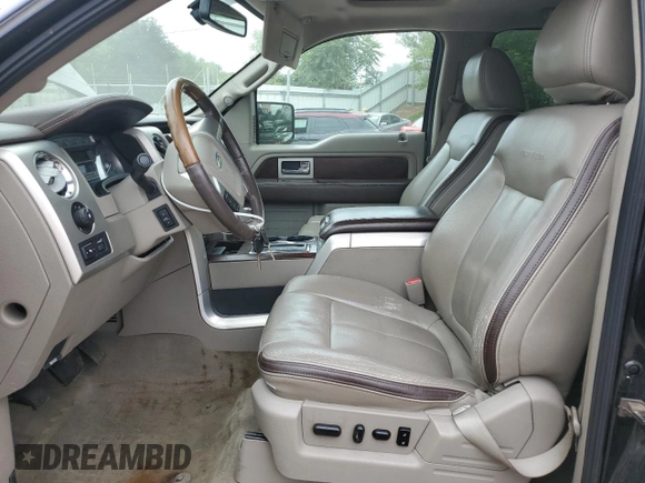 2010 Ford F-150 XL with VIN 1FTFW1EV7AFD41557, listed as a Copart auction lot 62374285 with 238,760 mi miles and Clean title. Bid and sale history available at DreamBid. Image 7.