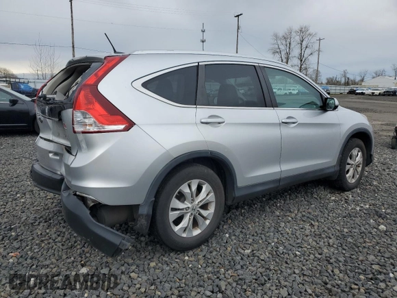 2013 Honda CR-V EX-L with VIN 2HKRM3H71DH517637, listed as a Copart auction lot 49798385 with 110,391 mi miles and Salvage Title. Bid and sale history available at DreamBid. Image 3.