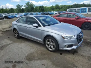 2017 Audi A3 Sedan Premium with VIN WAUB8GFF6H1073561, listed as a Copart auction lot 61051214 with 38,342 mi miles and Salvage Title. Bid and sale history available at carsss.com. Image 4.