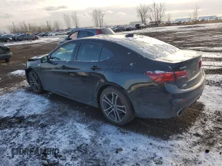 2018 Acura TLX w/Advance Pkg with VIN 19UUB3F83JA802453, listed as a Copart auction lot 82963924 with 146,404 mi miles and Salvage Title. Bid and sale history available at carsss.com. Image 2.