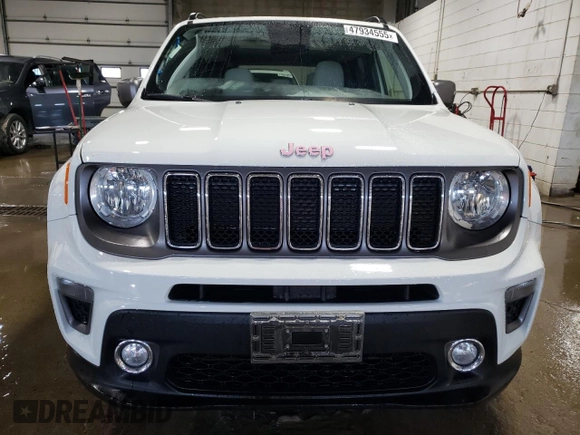 2020 Jeep Renegade Limited with VIN ZACNJBD1XLPK85917, listed as a Copart auction lot 47934555 with 61,049 mi miles and Salvage title. Bid and sale history available at DreamBid. Image 5.