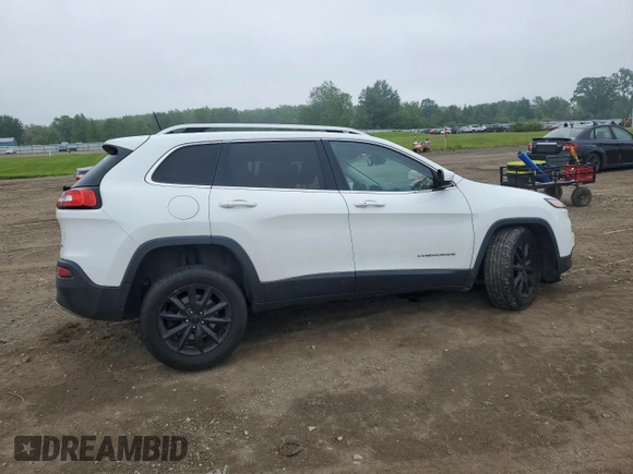 2016 Jeep Cherokee Limited with VIN 1C4PJMDB9GW244574, listed as a Copart auction lot 59346415 with 140,305 mi miles and Salvage title. Bid and sale history available at DreamBid. Image 3.