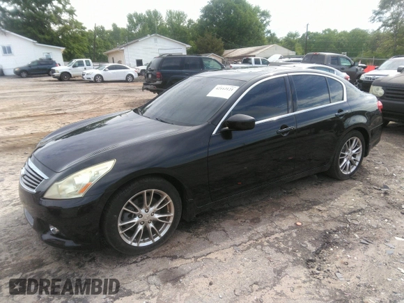2010 Infiniti G37 Sedan Journey with VIN JN1CV6AP9AM400942, listed as a IAAI auction lot 42112121 with 160,554 mi miles. Bid and sale history available at carsss.com. Image 2.