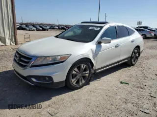 2013 Honda Crosstour EX-L z VIN 5J6TF1H50DL003089, wystawiony jako Copart lot #47542365 z przebiegiem 154 374 mil mil oraz Szkody całkowita. Historia ofert i sprzedaży dostępna na DreamBid. Obrazek 1.