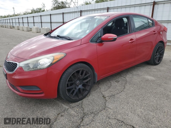 2014 Kia Forte LX with VIN KNAFX4A6XE5080348, listed as a Copart auction lot 47750315 with 84,822 mi miles and Clean Title. Bid and sale history available at carsss.com. Image 1.