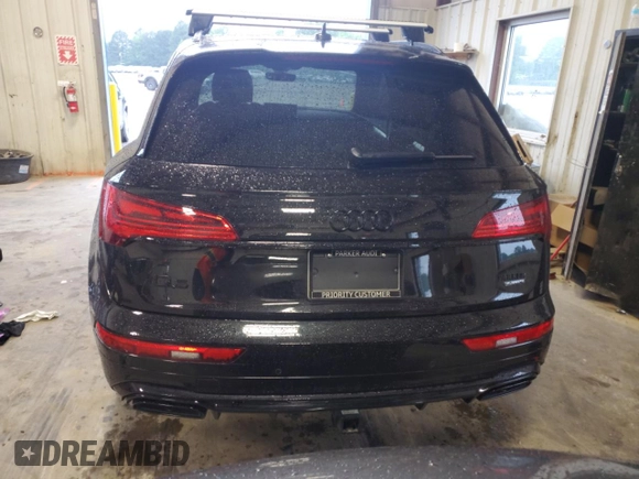 2024 Audi Q5 S line Premium Plus with VIN WA1EAAFYXR2071191, listed as a Copart auction lot 55769805 with 15,356 mi miles and Salvage title. Bid and sale history available at DreamBid. Image 6.