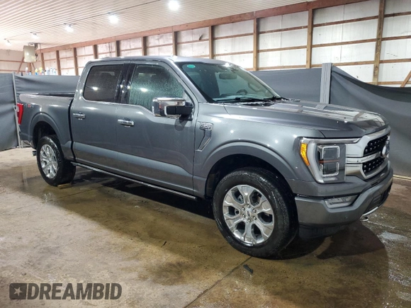 2023 Ford F-150 XL with VIN 1FTFW1E88PFB71521, listed as a Copart auction lot 63501725 with 68,387 mi miles and Clean title. Bid and sale history available at DreamBid. Image 4.