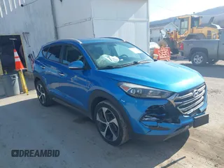 2016 Hyundai Tucson Eco with VIN KM8J3CA24GU054350, listed as a IAAI auction lot 41983769 with 132,424 mi miles. Bid and sale history available at carsss.com. Image 1.