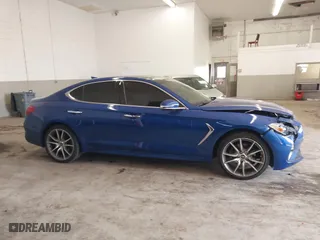 2021 Genesis G70 2.0T with VIN KMTG44LA4MU073743, listed as a IAAI auction lot 41665971 with 43,061 mi miles. Bid and sale history available at carsss.com. Image 14.