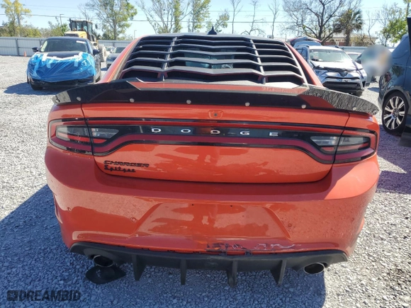 2018 Dodge Charger Daytona with VIN 2C3CDXCT8JH188932, listed as a Copart auction lot 49716765 with 59,431 mi miles and Salvage Title. Bid and sale history available at carsss.com. Image 6.