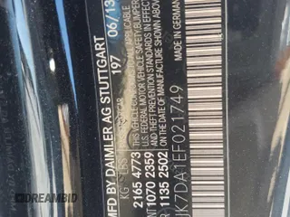 2014 Mercedes-Benz SL-Class SL 550 with VIN WDDJK7DA1EF021749, listed as a Copart auction lot 77577784 with 122,337 mi miles and Salvage Title. Bid and sale history available at carsss.com. Image 12.