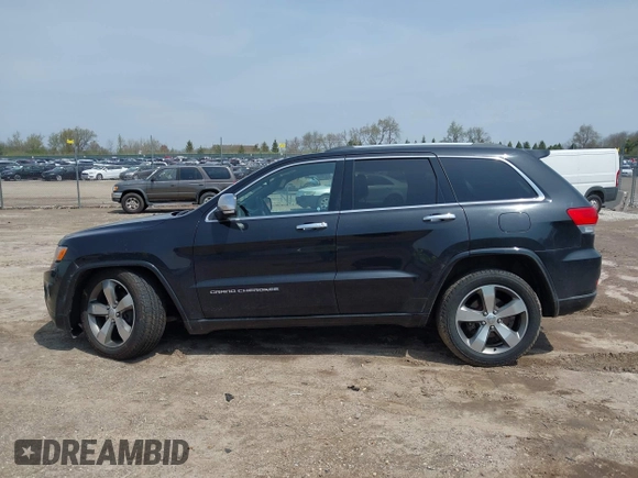 2016 Jeep Grand Cherokee Overland with VIN 1C4RJFCG5GC343752, listed as a IAAI auction lot 42138080 with 86,777 mi miles and . Bid and sale history available at DreamBid. Image 14.