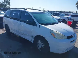 2005 Toyota Sienna CE with VIN 5TDZA23C25S314954, listed as a IAAI auction lot 41744238 with 226,166 mi miles. Bid and sale history available at carsss.com. Image 1.